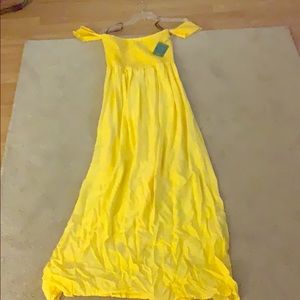Forever 21 yellow summer dress